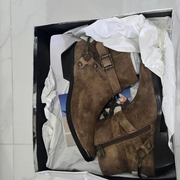 Sigerson Morrison Womens Jade Rovere Natural Ankle Boots EUR 38 (2019456) - Picture 5 of 13